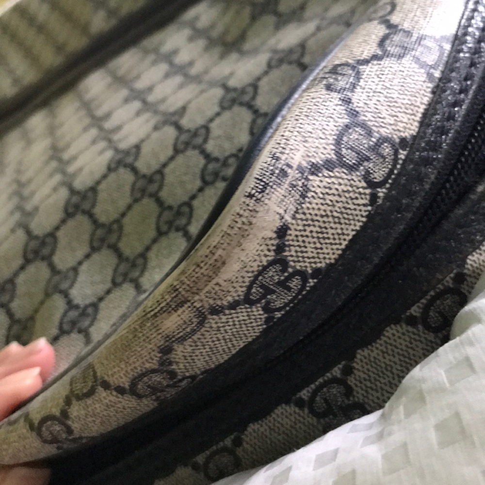 Vintage original Gucci Blue Monogram Garment Bag. - Picture 3 of 8